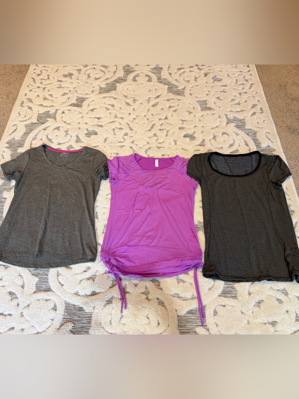 Lot Women’s moisture wicking Athletic Short Sleeve shirts Sml/Mdm Lululemon Gap